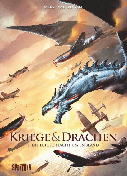 Buchcover und Innenansicht für das Buch: Guerres et Dragons 1