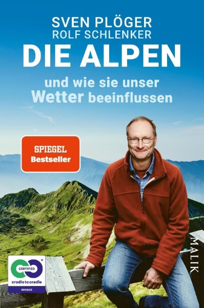 Buchcover und Innenansicht für das Buch: Plöger, S: Alpen und wie sie unser Wetter beeinflussen