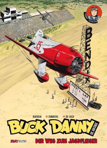 Buchcover und Innenansicht für das Buch: Buck Danny: Die Anfänge