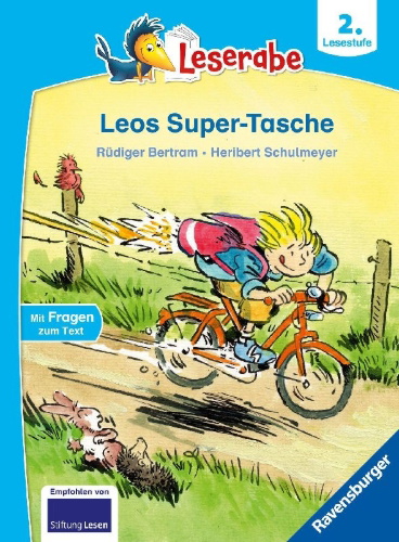 Buchcover und Innenansicht für das Buch: Leserabe 2. Lesestufe - Leos Super-Tasche