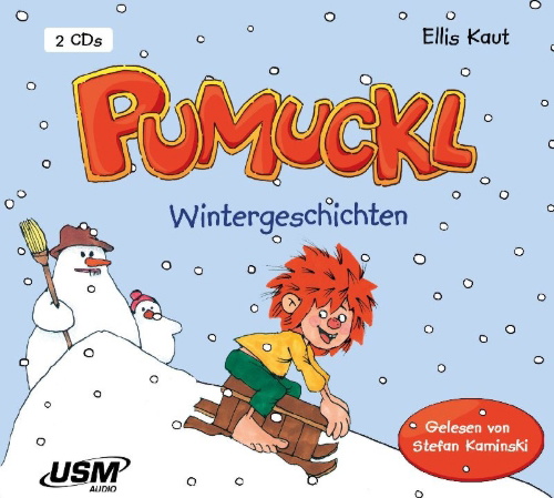 Buchcover und Innenansicht für das Buch: Pumuckl  Wintergeschichten (2 Audio-CDs) (Der Wollpullover; Pumuckl und der erste Schnee; Das Weihnachtsgeschenk; Pumuckl und der Nikolaus)