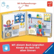 Buchcover und Innenansicht für das Buch: Mein großes Magnetbuch - Was gehört wohin?
