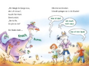 Buchcover und Innenansicht für das Buch: Reimhart Reimwolf - Mächtig Wind ums Müffel-Kind