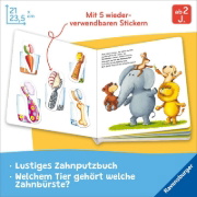 Buchcover und Innenansicht für das Buch: Zähne putzen! Schrubbdiwupp