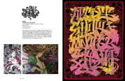 Buchcover und Innenansicht für das Buch: Street Fonts. Graffiti Alphabets from Around the World