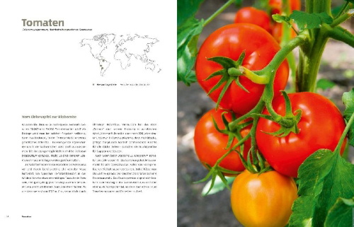 Buchcover und Innenansicht für das Buch: Gemüse und Kräuter im Garten