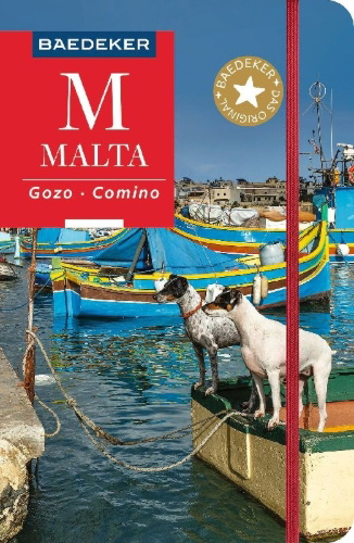 Buchcover und Innenansicht für das Buch: Baedeker Reiseführer Malta, Gozo, Comino