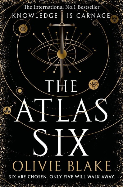 Buchcover und Innenansicht für das Buch: The Atlas Six
