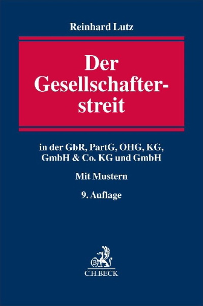 Buchcover und Innenansicht für das Buch: Der Gesellschafterstreit