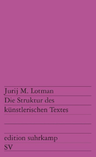 Buchcover und Innenansicht für das Buch: Die Struktur des künstlerischen Textes