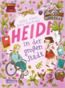 Buchcover und Innenansicht für das Buch: Heidi in der großen Stadt