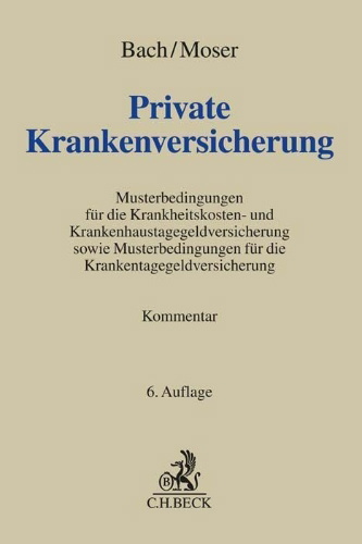 Buchcover und Innenansicht für das Buch: Private Krankenversicherung