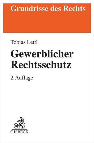 Buchcover und Innenansicht für das Buch: Gewerblicher Rechtsschutz