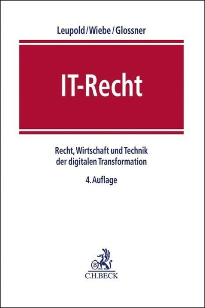 Buchcover und Innenansicht für das Buch: IT-Recht