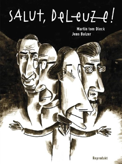 Buchcover und Innenansicht für das Buch: Salut, Deleuze! Gesamtausgabe