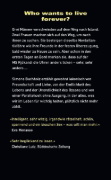 Buchcover und Innenansicht für das Buch: Unsterblich sind nur die anderen