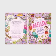 Buchcover und Innenansicht für das Buch: Heidi in der großen Stadt