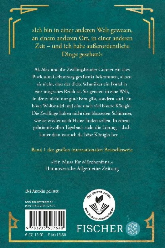 Buchcover und Innenansicht für das Buch: The Land of Stories: The Wishing Spell