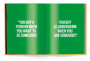 Buchcover und Innenansicht für das Buch: The Lamborghini Book