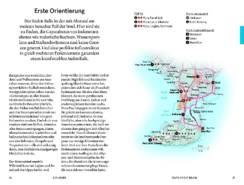Buchcover und Innenansicht für das Buch: Baedeker SMART Reiseführer Bali