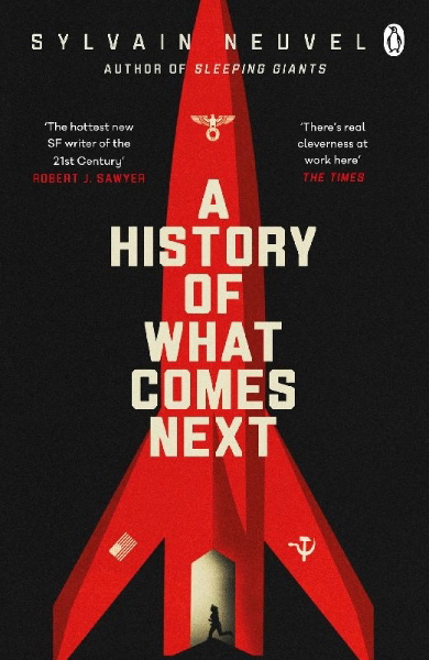 Buchcover und Innenansicht für das Buch: A History of What Comes Next