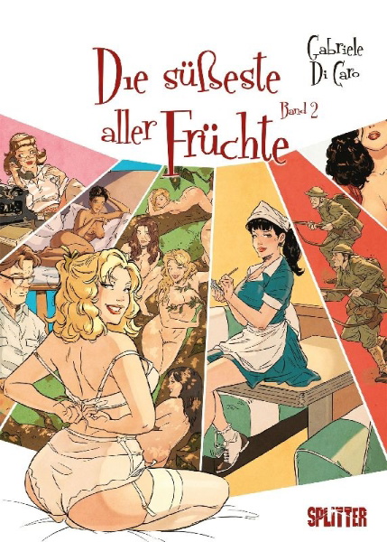 Buchcover und Innenansicht für das Buch: Le fruit le plus doux 2
