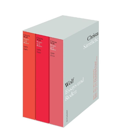 Buchcover und Innenansicht für das Buch: Sämtliche Essays und Reden