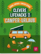 Buchcover und Innenansicht für das Buch: Clevere Lifehacks für den Camper-Urlaub