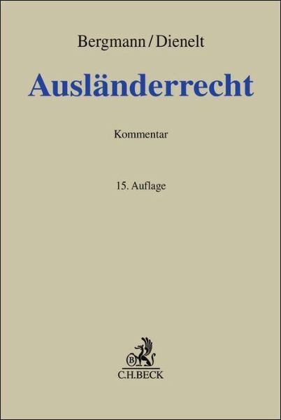 Buchcover und Innenansicht für das Buch: Ausländerrecht