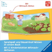 Buchcover und Innenansicht für das Buch: Fahr mit dem Traktor! Mein Bauernhof-Mitmachbuch