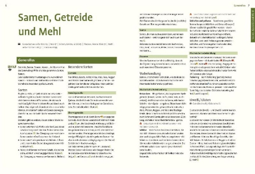 Buchcover und Innenansicht für das Buch: Praxiswissen vegetarische und vegane Küche