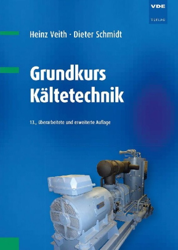 Buchcover und Innenansicht für das Buch: Grundkurs Kältetechnik
