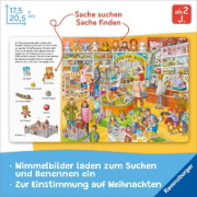Buchcover und Innenansicht für das Buch: Sachen suchen - Frohe Weihnachten