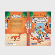 Buchcover und Innenansicht für das Buch: Die Schule der magischen Tiere 1: The School of Magical Animals (Englische Ausgabe mit Vokabelhilfen)