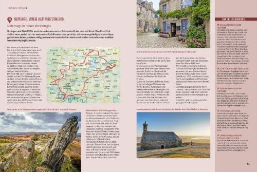 Buchcover und Innenansicht für das Buch: Das Reisebuch Frankreich