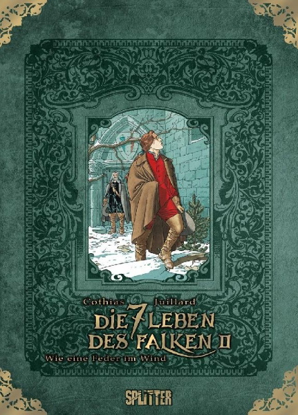 Buchcover und Innenansicht für das Buch: Die sieben Leben des Falken - zweiter Zyklus (limitierte Sonderedition)