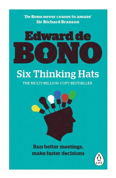 Buchcover und Innenansicht für das Buch: Six Thinking Hats