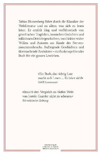 Buchcover und Innenansicht für das Buch: Der Lesebegleiter