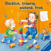 Buchcover und Innenansicht für das Buch: Glücklich, traurig, wütend, froh