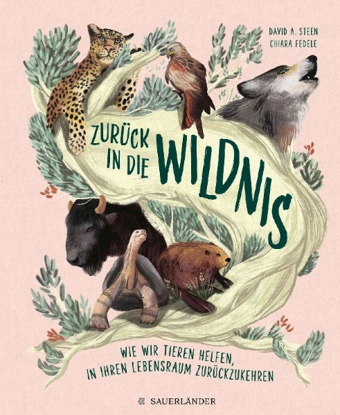Buchcover und Innenansicht für das Buch: Rewilding