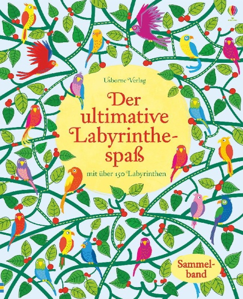 Buchcover und Innenansicht für das Buch: Der ultimative Labyrinthespaß