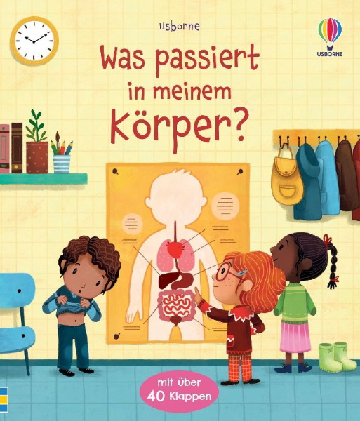 Buchcover und Innenansicht für das Buch: Was passiert in meinem Körper?