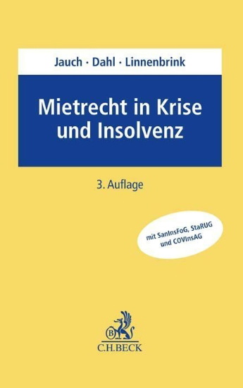 Buchcover und Innenansicht für das Buch: Mietrecht in Krise und Insolvenz