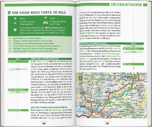 Buchcover und Innenansicht für das Buch: MARCO POLO Reiseführer Bayerischer Wald