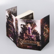 Buchcover und Innenansicht für das Buch: Schattenthron 1: Erbin der Dunkelheit