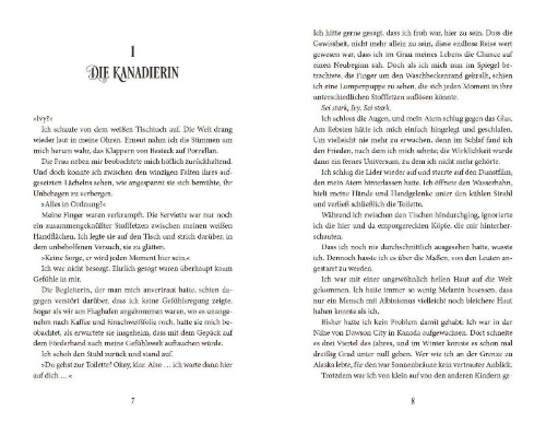Buchcover und Innenansicht für das Buch: Nel modo in cui cade la neve