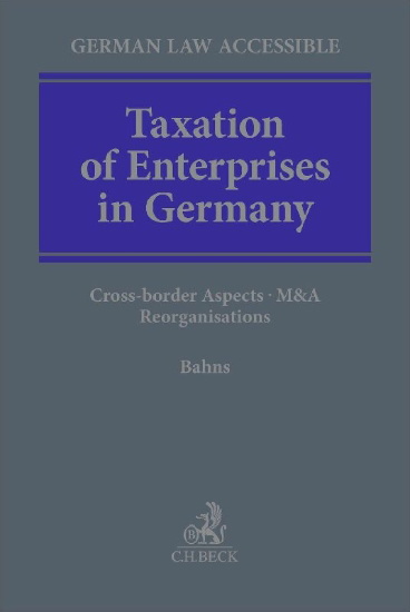Buchcover und Innenansicht für das Buch: Taxation of Enterprises in Germany