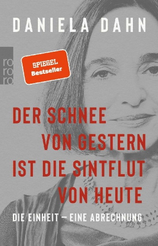 Buchcover und Innenansicht für das Buch: Der Schnee von gestern ist die Sintflut von heute