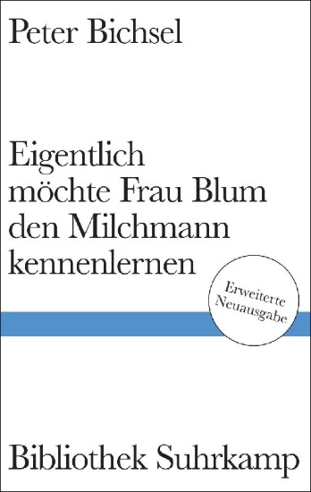 Buchcover und Innenansicht für das Buch: Eigentlich möchte Frau Blum den Milchmann kennenlernen