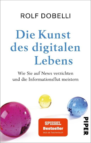 Buchcover und Innenansicht für das Buch: Die Kunst des digitalen Lebens